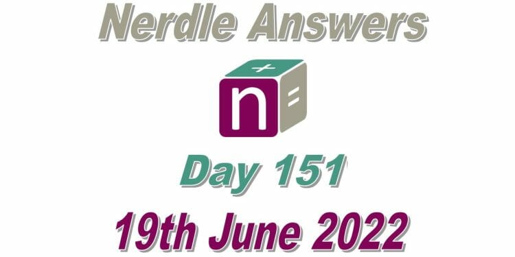 Daily Nerdle 151 - June 19th, 2022
