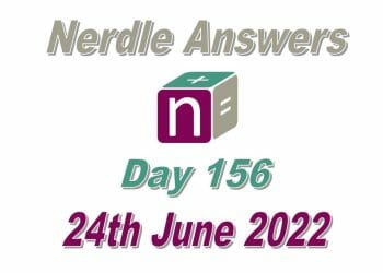 Daily Nerdle 156 - June 24th, 2022