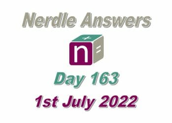 Daily Nerdle 163 - July 1st, 2022