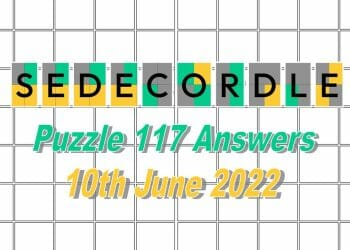 Daily Sedecordle 117 - June 10th 2022