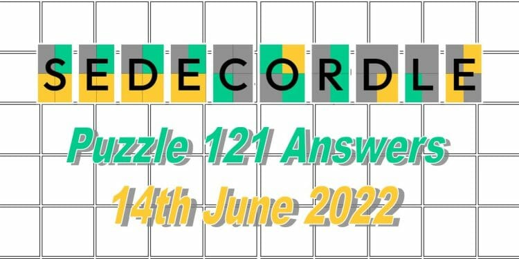 Daily Sedecordle 121 - June 14th 2022