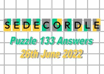 Daily Sedecordle 133 - 26th June 2022