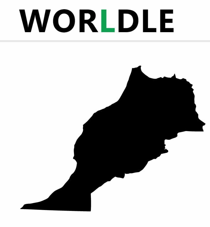 Daily Worldle Country 149 - June 19th 2022