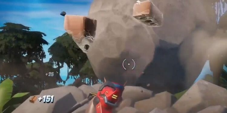 Dislodge Or Destroy Runaway Boulders With A Melee Weapon Fortnite