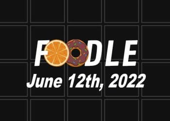 Foodle Answer Today - 12th June 2022