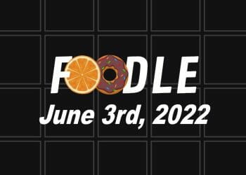 Foodle Answer Today - 3rd June 2022