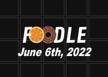 Foodle Answer Today - 6th June 2022