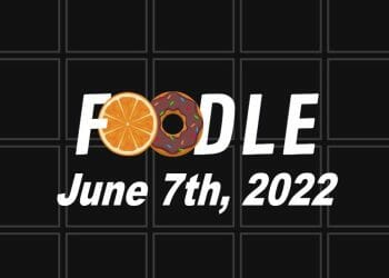 Foodle Answer Today - 7th June 2022