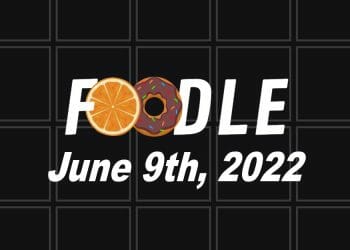 Foodle Answer Today - 9th June 2022
