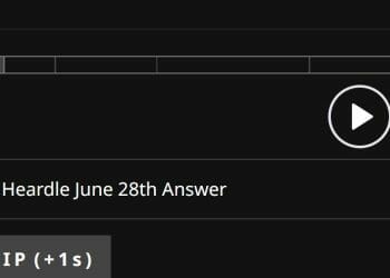 Heardle June 28th Answer Song of the Day 123 Hints Today