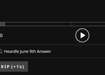 Heardle June 9th Answer Song of the Day 104 Hints Today