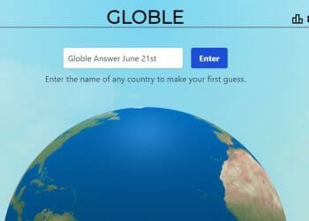 June 21 2022 Globle World Game Answer Today Hint