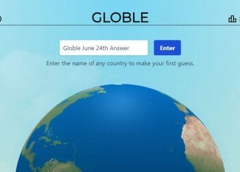 June 24 2022 Globle World Game Answer Today Hint