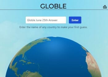 June 25 2022 Globle World Game Answer Today Hint