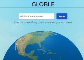 June 4th Globle World Game Answer Today Hint