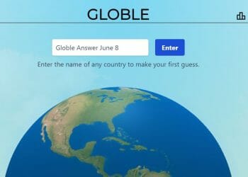 June 8th Globle World Game Answer Today Hint