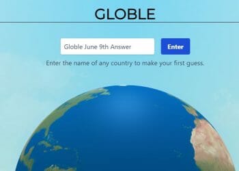 June 9th Globle World Game Answer Today Hint