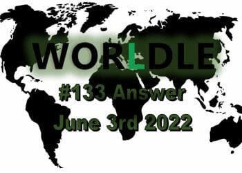 Worldle 133 - June 3rd 2022