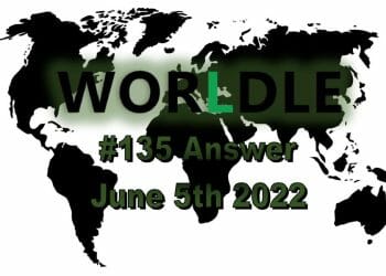 Worldle 135 - June 5th 2022
