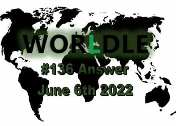 Worldle 136 - June 6th 2022