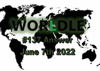 Worldle 137 - June 7th 2022