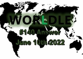 Worldle 140 - June 10th 2022