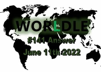Worldle 141 - June 11th 2022