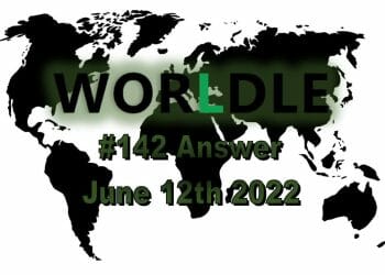 Worldle 142 - June 12th 2022
