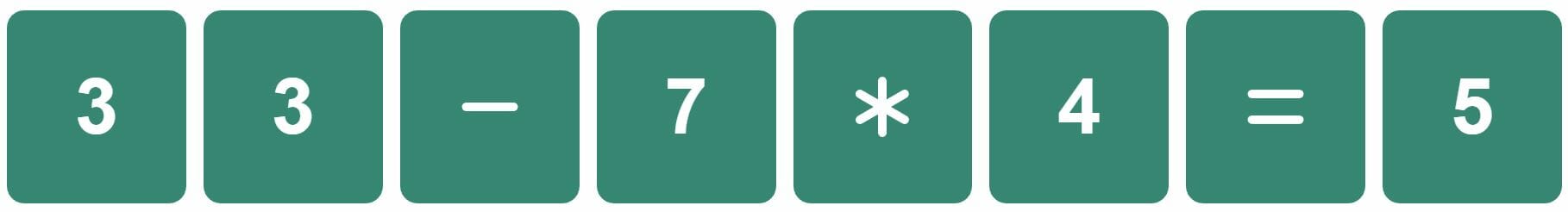 Daily Classic Nerdle 170 Answer - 8th July 2022