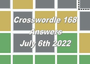 Daily Crosswordle 168 - 6th July 2022