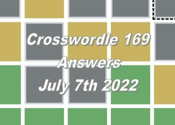 Daily Crosswordle 169 - 7th July 2022