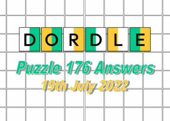 Daily Dordle 176 - 19th July 2022