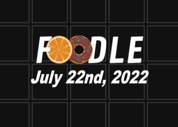 Daily Foodle - 22nd July 2022