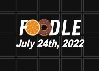 Daily Foodle - 24th July 2022