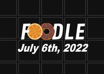Daily Foodle - 6th July 2022