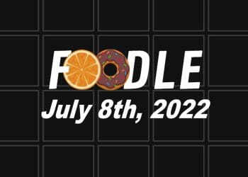 Daily Foodle - 8th July 2022
