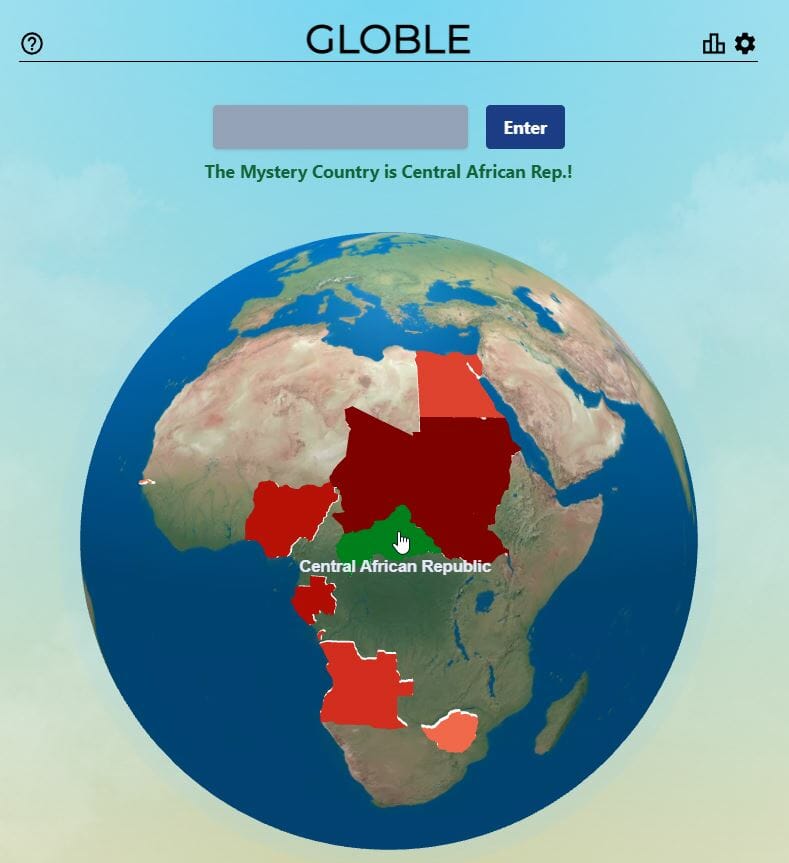 Daily Globle Answer - 30th July 2022