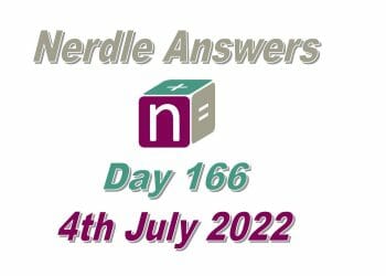 Daily Nerdle 166 - July 4th, 2022