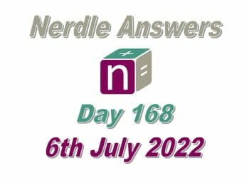 Daily Nerdle 168 - July 6th, 2022
