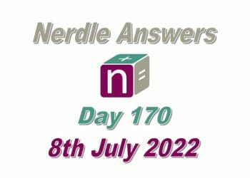 Daily Nerdle 170 - July 8th, 2022