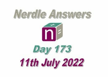 Daily Nerdle 173 - July 11th, 2022