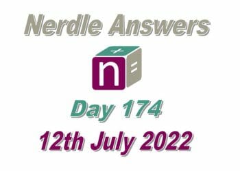 Daily Nerdle 174 - July 12th, 2022