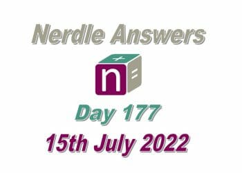 Daily Nerdle 177 - July 15th, 2022