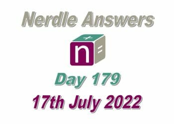 Daily Nerdle 179 - July 17th, 2022