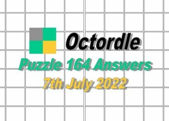 Daily Octordle 164 - 7th July 2022