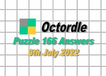 Daily Octordle 166 - 9th July 2022