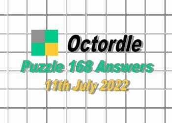 Daily Octordle 168 - 11th July 2022
