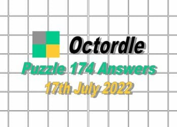Daily Octordle 174 - 17th July 2022