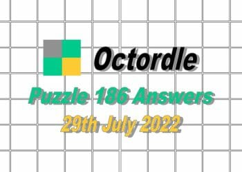 Daily Octordle 186 - 29th July 2022