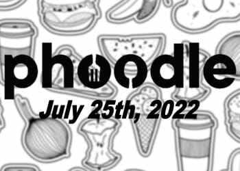 Daily Phoodle - 25th July 2022